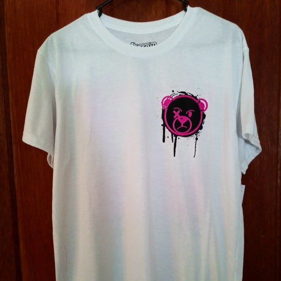 T-shirt Evil Teddy Multicolore Taille M - Neuf Avec étiquettes, Style Court Pour Fille Ou Ado